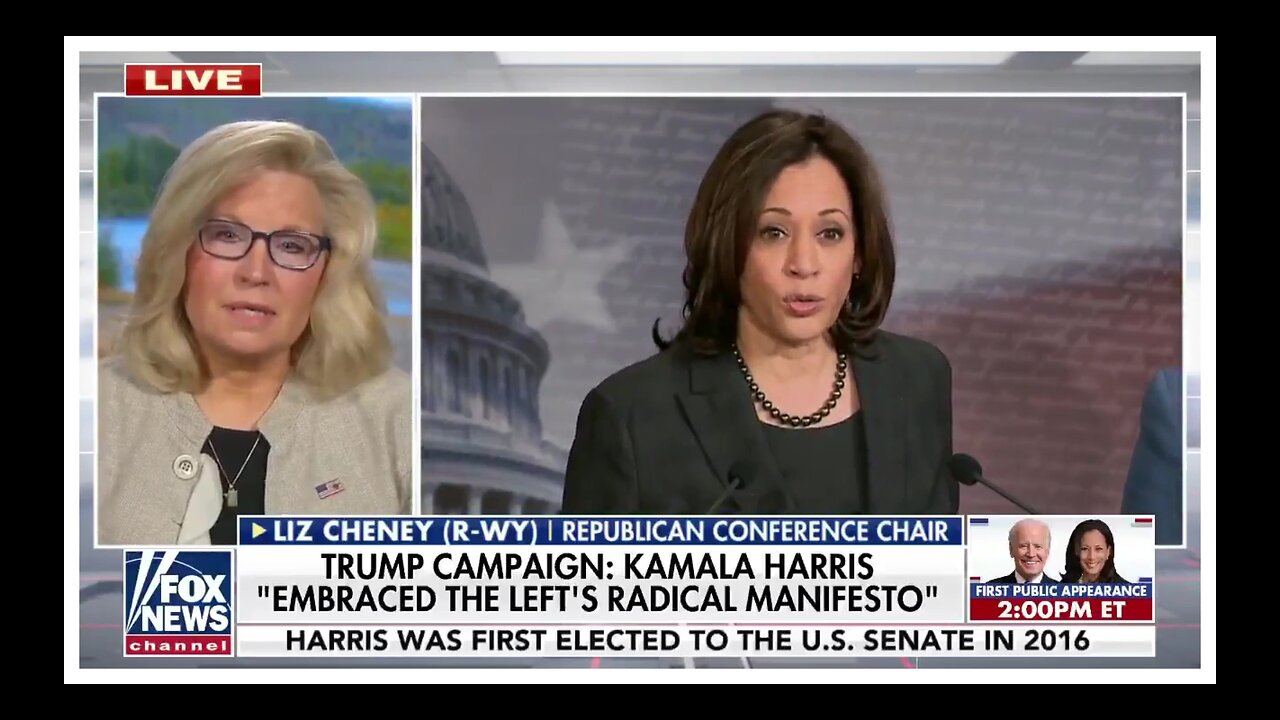 Liz Cheney announced she's endorsing Kamala Harris after calling her a RADICAL