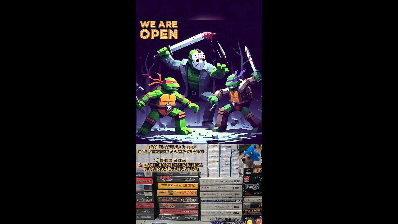 TMNT Vs. Jason Voorhees (N64 Style) ⚔️ Open Sign: 5/10/24