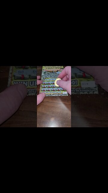 Triple The Prize Lottery Ticket Scratch Off!
