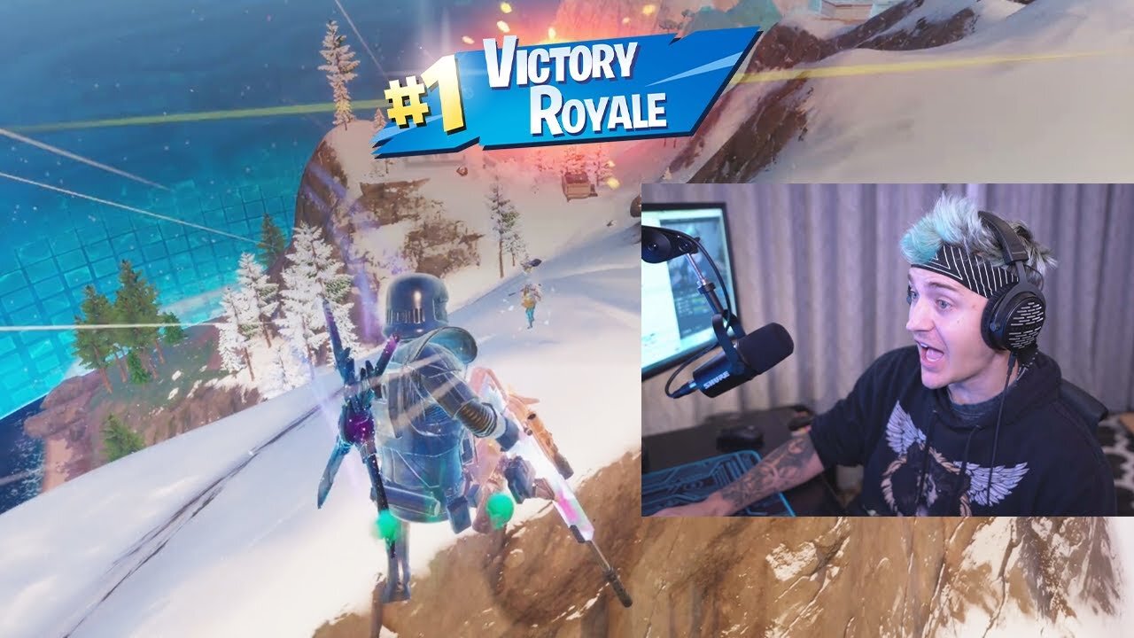 Ninja DOMINATES Fortnite Again & Explains Why He REFUSES To Dye His Hair BLUE!