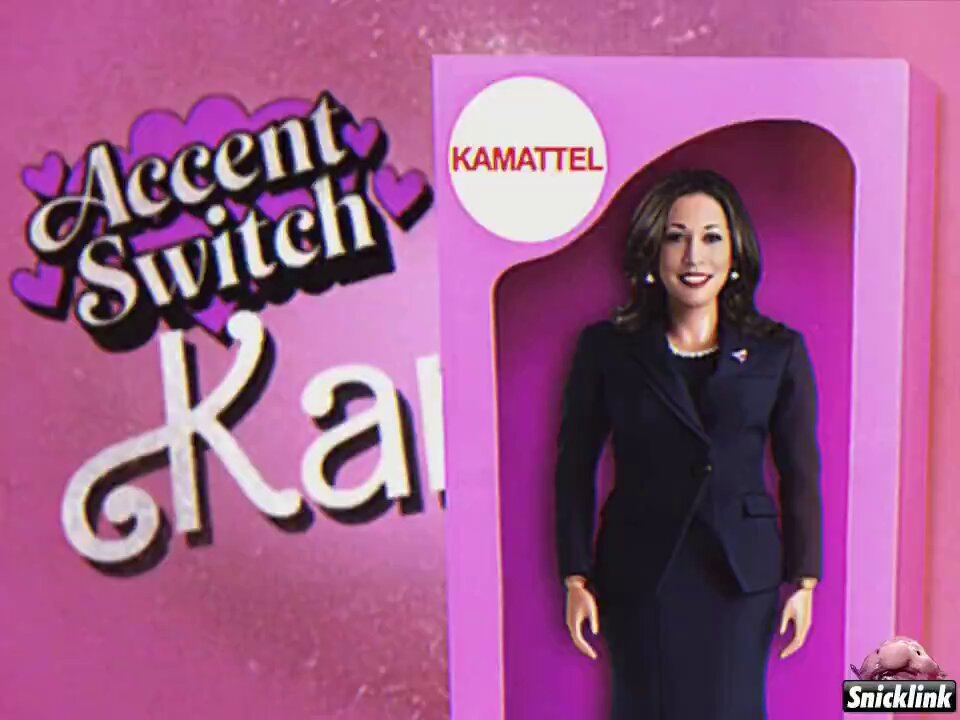 New Accent Switch Kamala Barbie