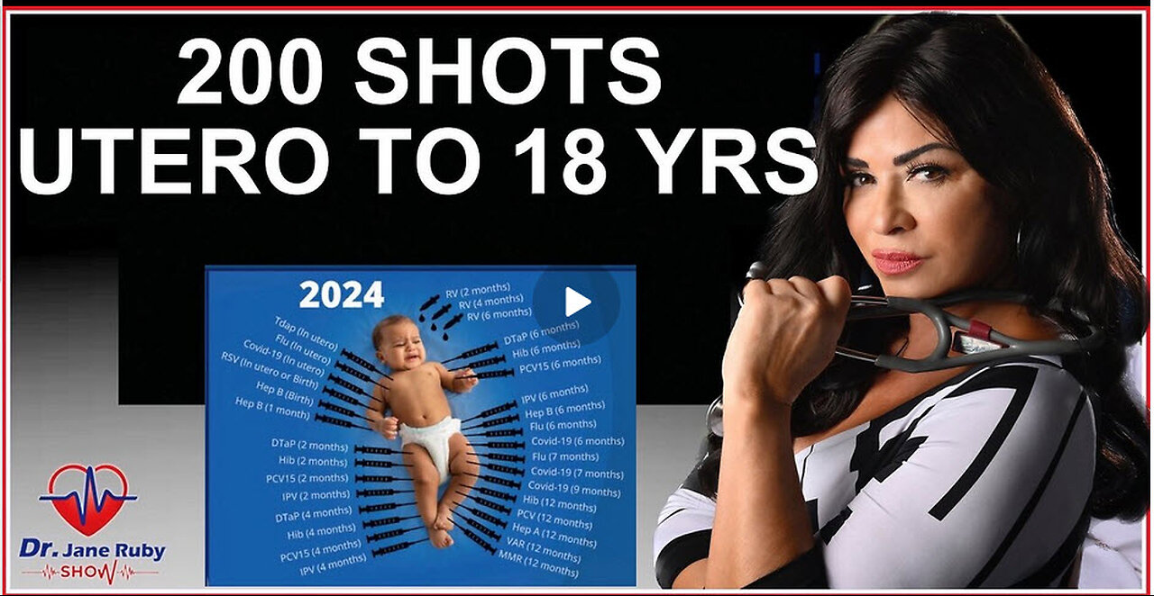 DR. JANE RUBY - CHILDHOOD VAX SCHEDULE IS CONTINUATION OF MASS GENOCIDE