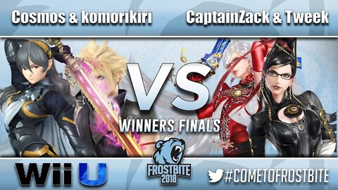 Cosmos & komorikiri vs. CaptainZack & Tweek - Wii U Doubles Winners Finals - Frostbite 2018