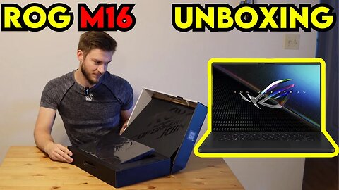 ASUS ROG Zephyrus M16 Gaming Laptop Unboxing