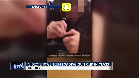 Snapchat video: Teen arrested for bringing gun to school