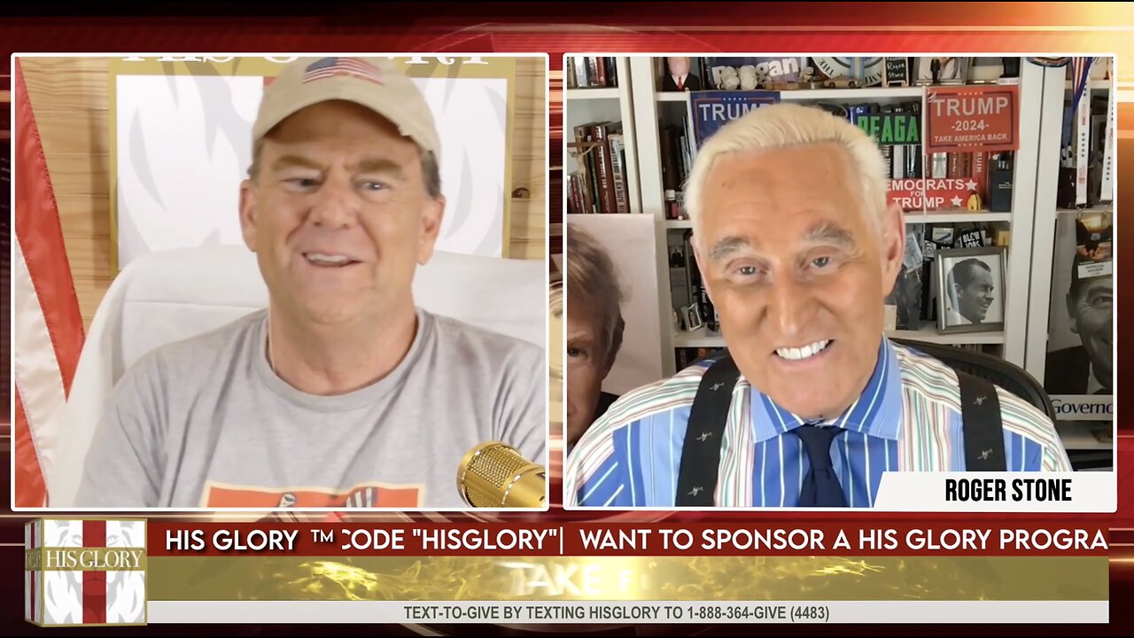 Roger Stone: God Spared Donald Trump's Life For a Greater Purpose | His Glory TV