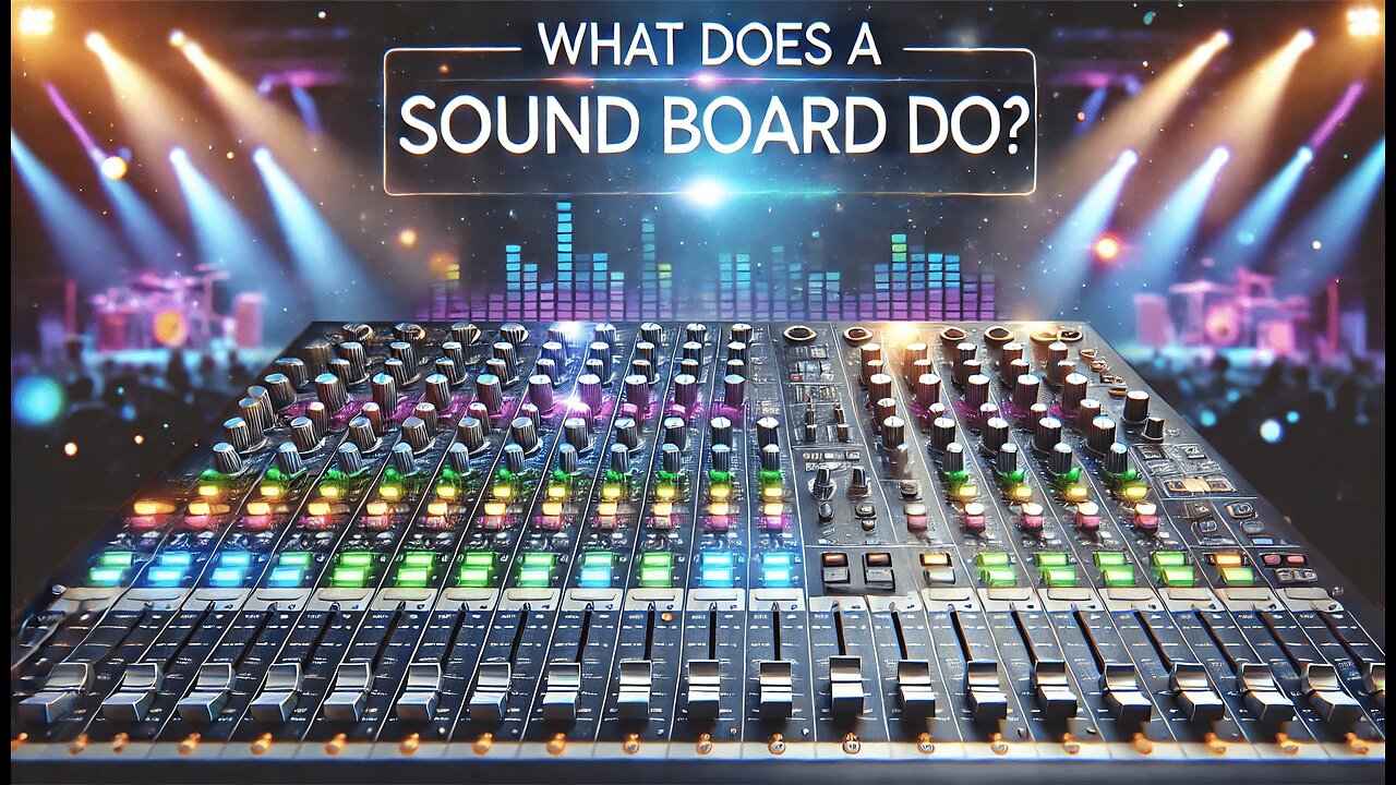 What Does a Sound Board Do? | Audio Mixer Basics Explained