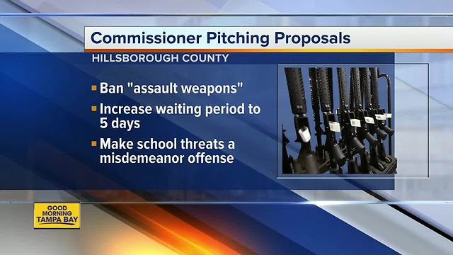 Hillsborough County commissioners to vote on assault-style weapons ban