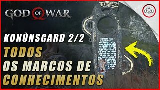 God of war, A localização de todos os Marcos de Conhecimentos em Konùnsgard | Super dica