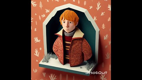 Harry Potter Paper Craft Artwork