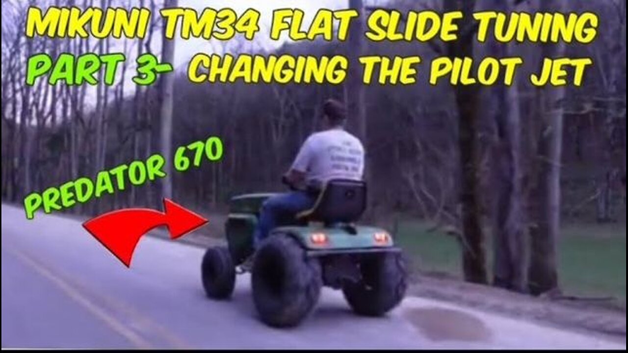 Mikuni TM34 Flat Slide- How to Change the Pilot Jet, Tuning Process Part 3