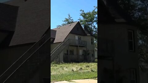 flooding left this Wisconsin street completely abandoned