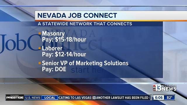 Nevada Job Connect listings for Oct. 9