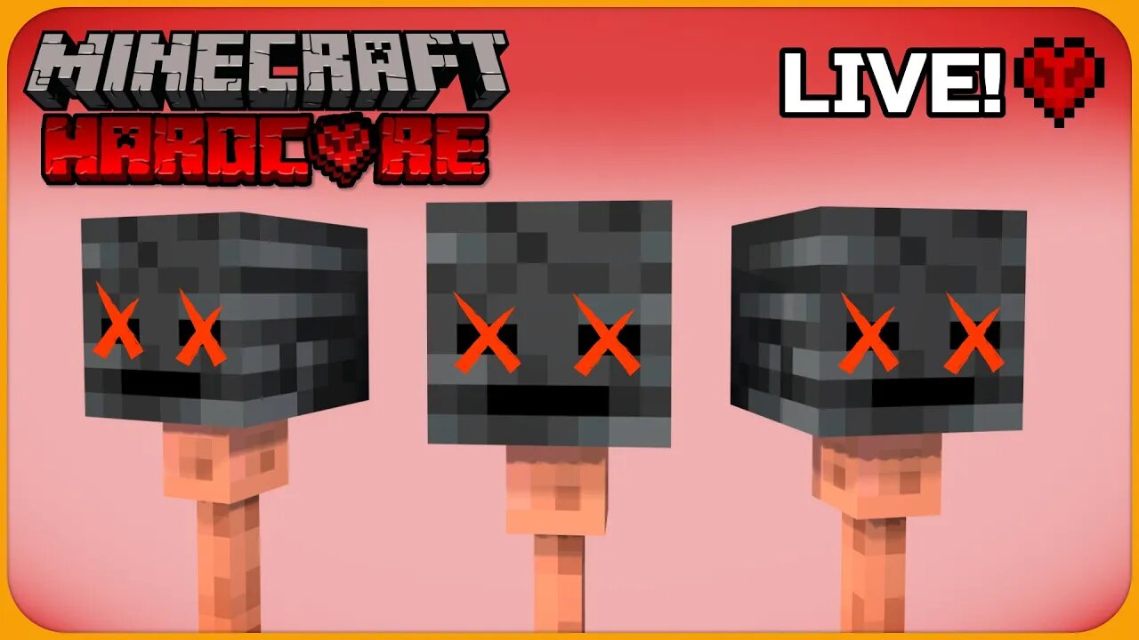 Going Wither Skull Head Hunting in Minecraft Hardcore Survival / Live Stream [S5 | EP21]