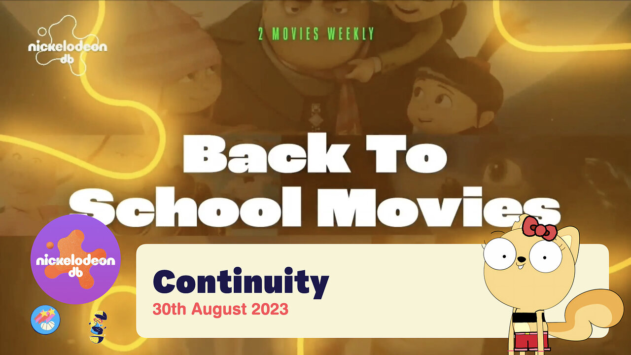 Nickelodeon DB - Adverts and Continuity (30th August 2023)