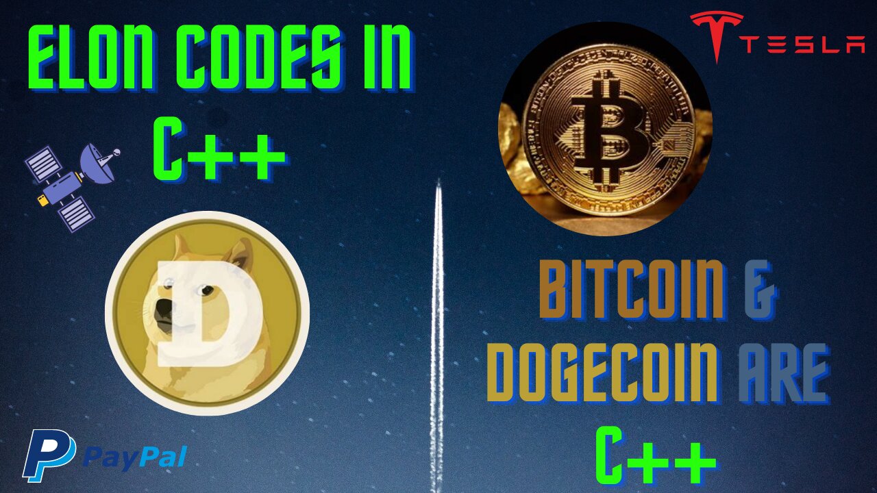 Elon Codes in C++ Bitcoin & Dogecoin are C++