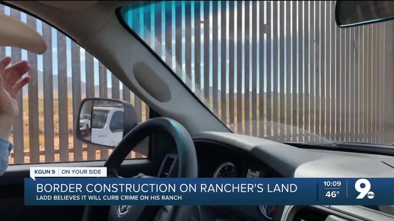 Border wall construction underway on Southern Arizona ranch