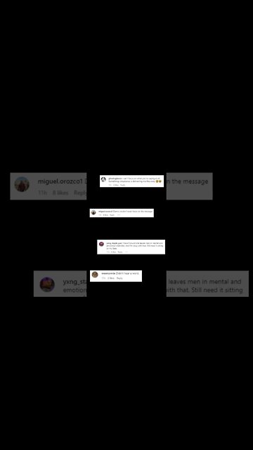 Men trying to convince me they have no self control