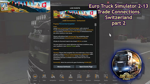 Euro Truck Simulator 2-13, Trade Connections - Switzerland part 2