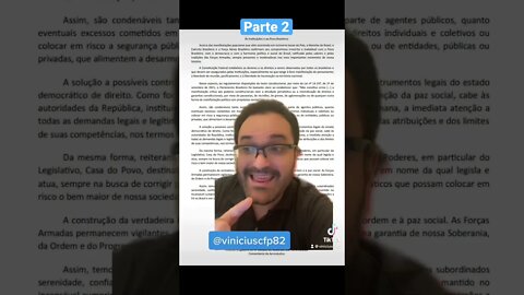 AVISOS! Forças Armadas emitem nota com diversas indiretas para Alexandre de Moraes e Pacheco P2