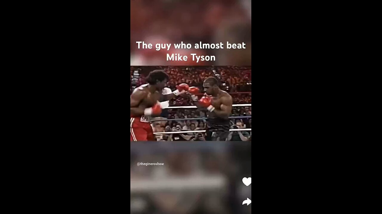 The guy who almost upset Mike Tyson