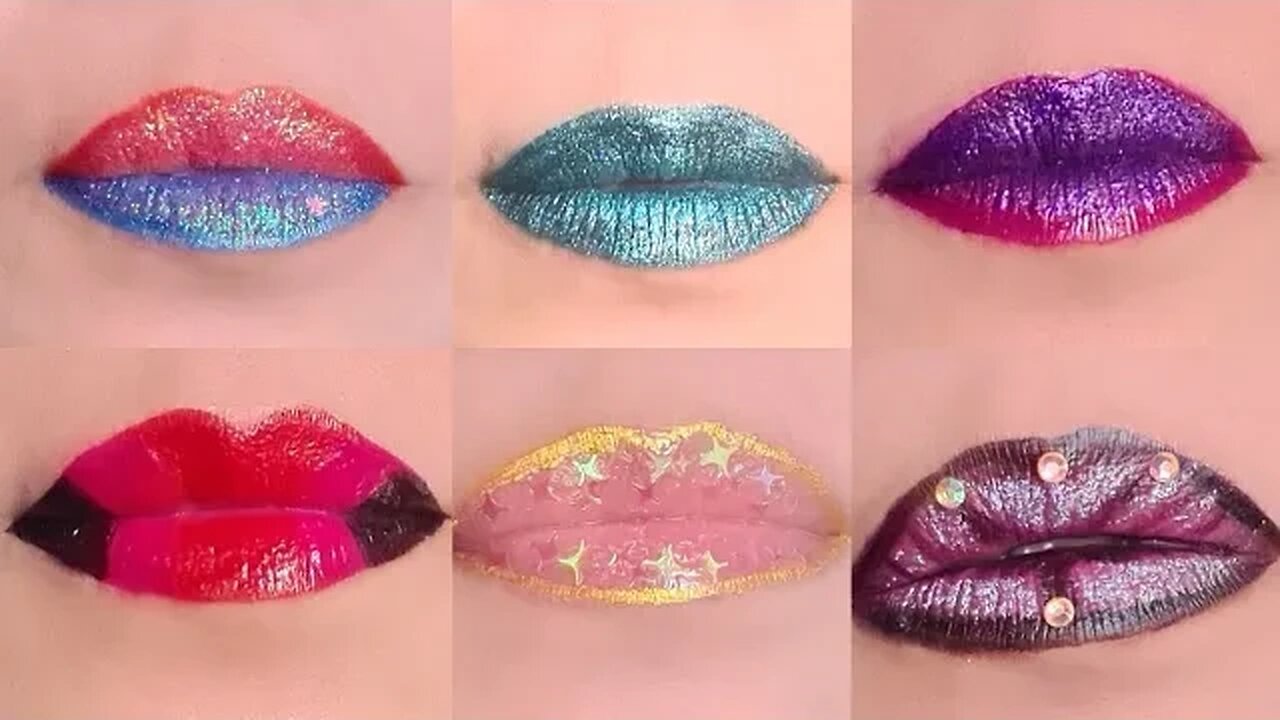 Simple Lip Tutorial Art Compilation