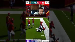 Devastated in Kansas City #shorts #shortsvideo #madden23 #madden23gameplay