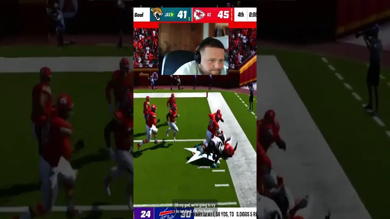 Devastated in Kansas City #shorts #shortsvideo #madden23 #madden23gameplay