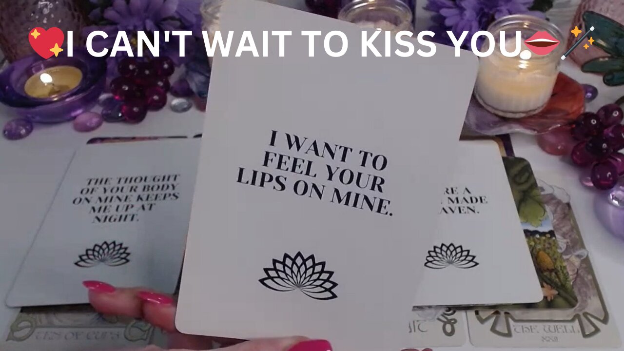 💖I CAN'T WAIT TO KISS YOU👄🪄TAKE MY HAND & WALK W/ME✨COLLECTIVE LOVE TAROT READING 💓✨