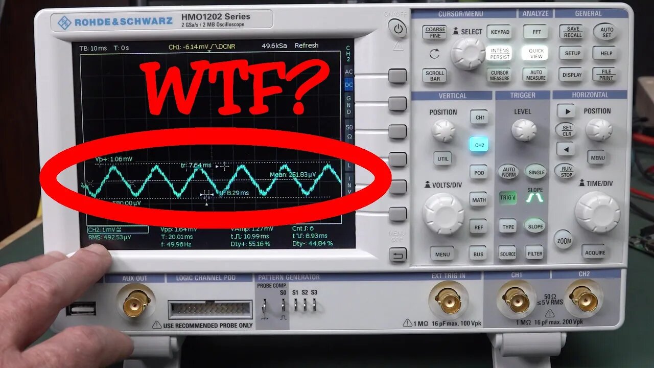 What happened to my Rohde & Schwarz HMO1202?