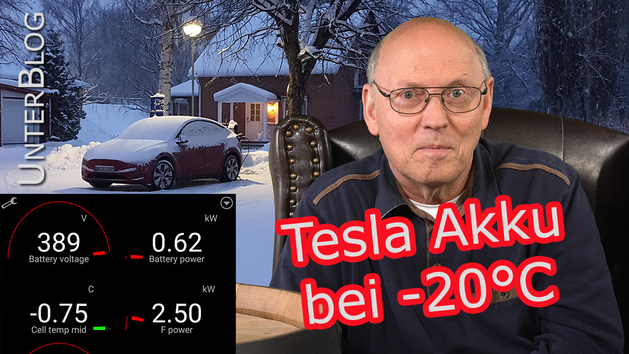 Tesla Model Y - Batterieverhalten bei großer Kälte