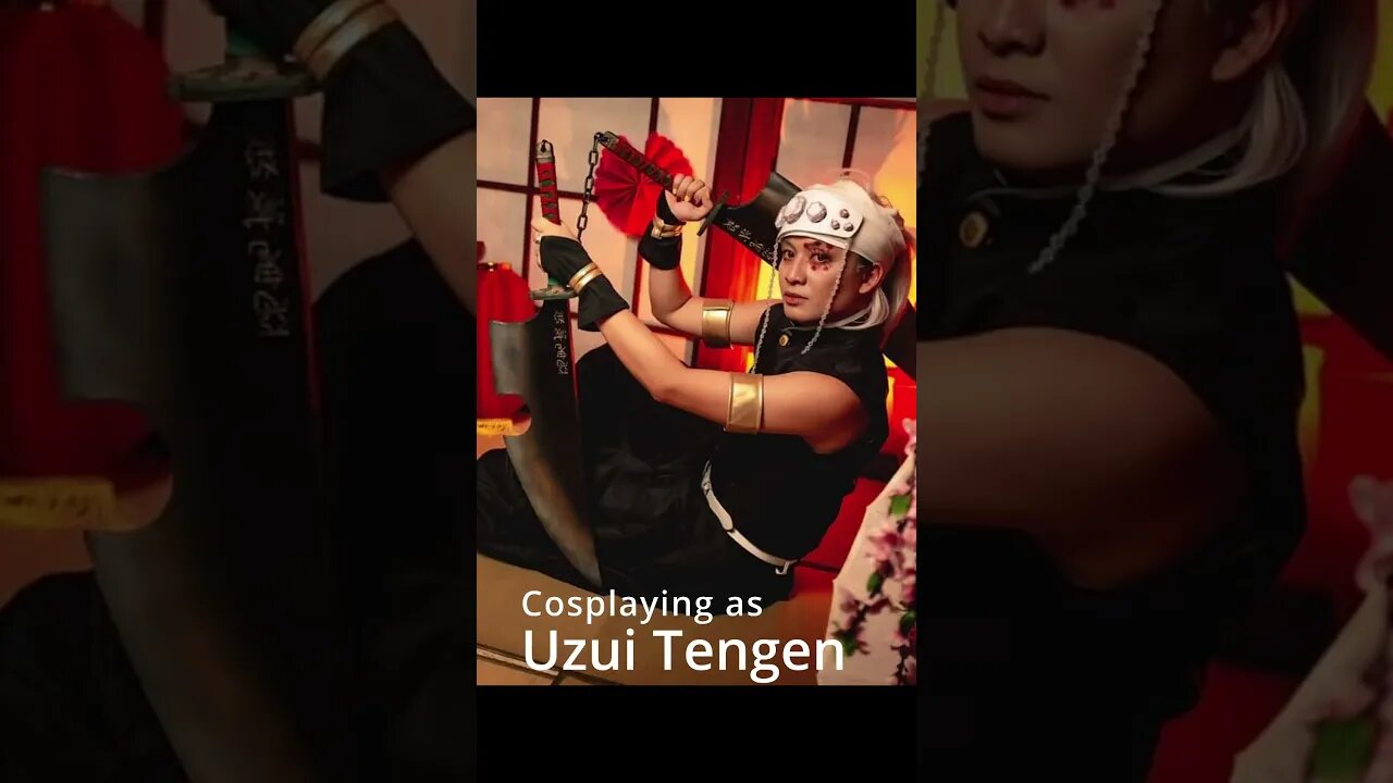 Photos of Cosplaying as Uzui Tengen #shorts