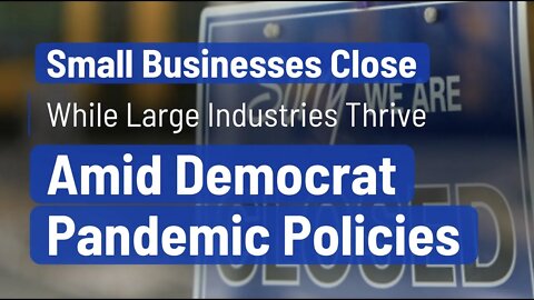 Small Businesses Close While Large Industries Thrive Amid Pandemic