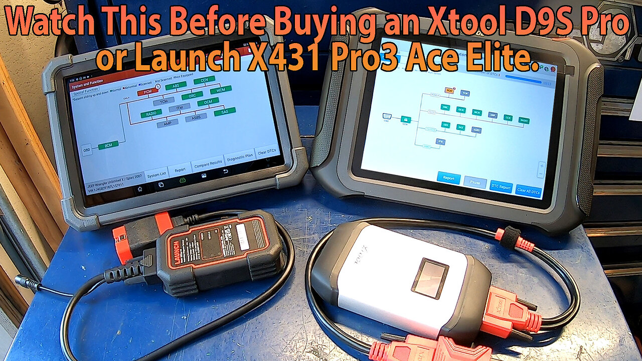 The Launch x431 Pro3 Ace compared to the Xtool D9S Pro. Which one should you get.