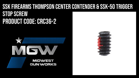SSK Firearms Thompson Center Contender & SSK-50 Trigger Stop Screw - CRC36-2
