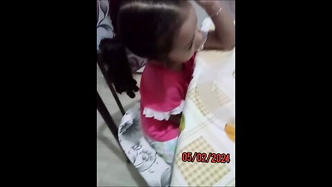 Laura na casa da Irmã Josefa #jesus #laurinha #amor #fé #crianças