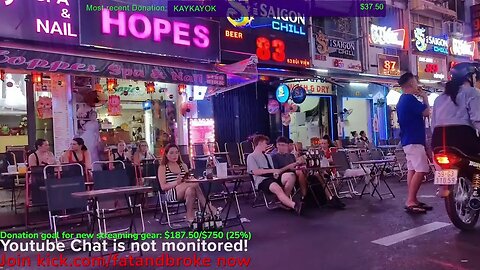 IRL Vietnam, Saigon - Join https://kick.com/fatandbroke for live streams