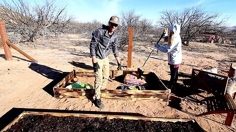 How We're Building The Best Soil For Our Raised Beds