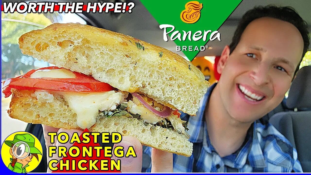 Panera Bread® 👨‍🍳 TOASTED FRONTEGA CHICKEN SANDWICH Review 🐔🥪 Worth The Hype? 🤔 Peep THIS Out! 🕵️‍♂️