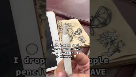 she dropped her apple pencil just before Video By tonipnw #Shorts