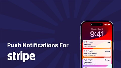 Stripe Payment Push Notifications