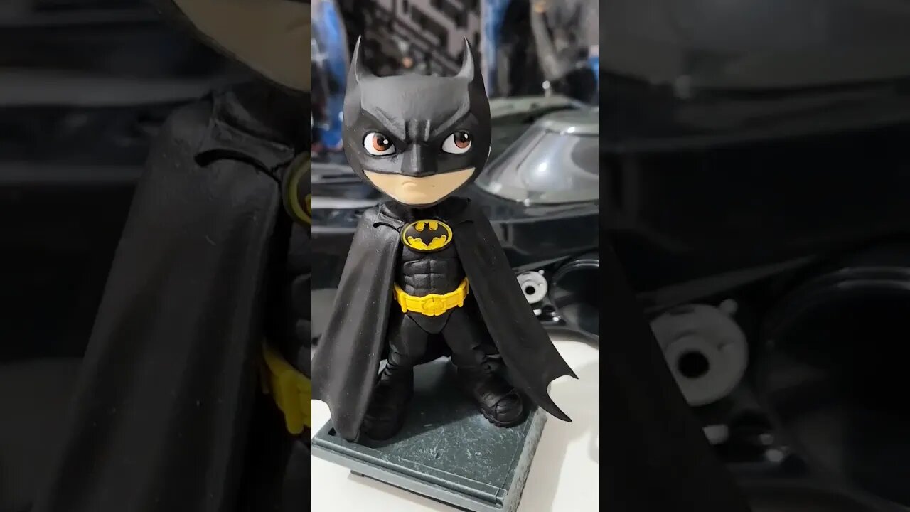 Batman 89 Iron Studios Mini Co. unboxing with Mcfarlane Batmobile 89 #batman #batmobile