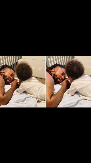 Sweet Baby Preciously Says "I Love You" To His Daddy