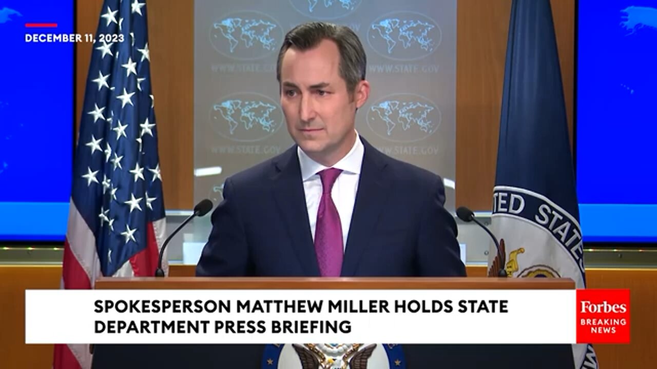 'Why Wait?': Matthew Miller Asked Why He Won't Condemn Photos Of IDF Stripping Detained Men In Gaza