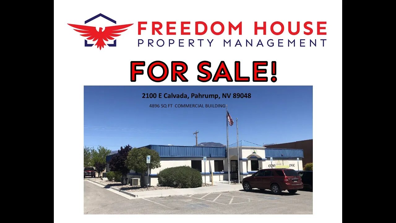 FOR SALE - COMMERCIAL - 2100 E Calvada Pahrump, NV former VA Building