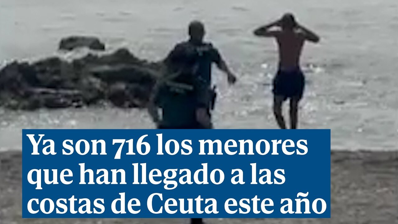 Ya son 716 los menores que han llegado a las costas de Ceuta este año