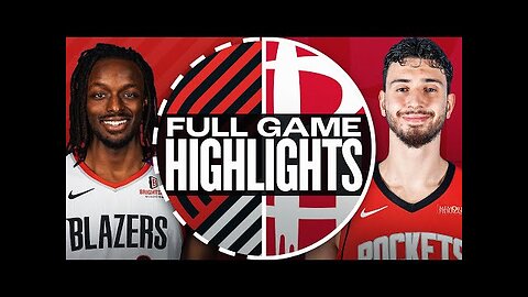 TRAIL BLAZERS at ROCKETS | FULL GAME HIGHLIGHTS | November 23, 2024