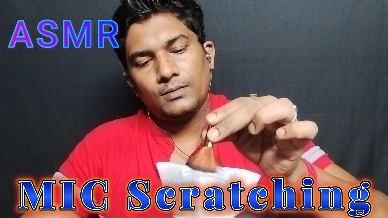 ASMR Fluffy Mic Scratching with Mic Blowing for Sleep