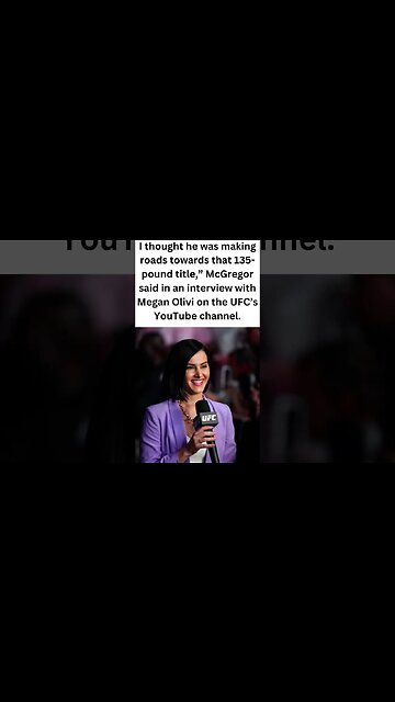 Conor McGregor ponders Jose Aldo's retirement as a "real fighter. #short