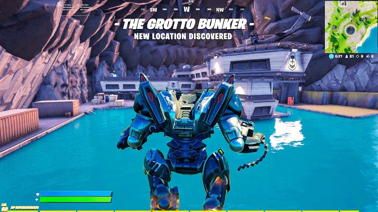 WE MADE IT INSIDE THE GROTTO USING THE MECH in Fortnite!